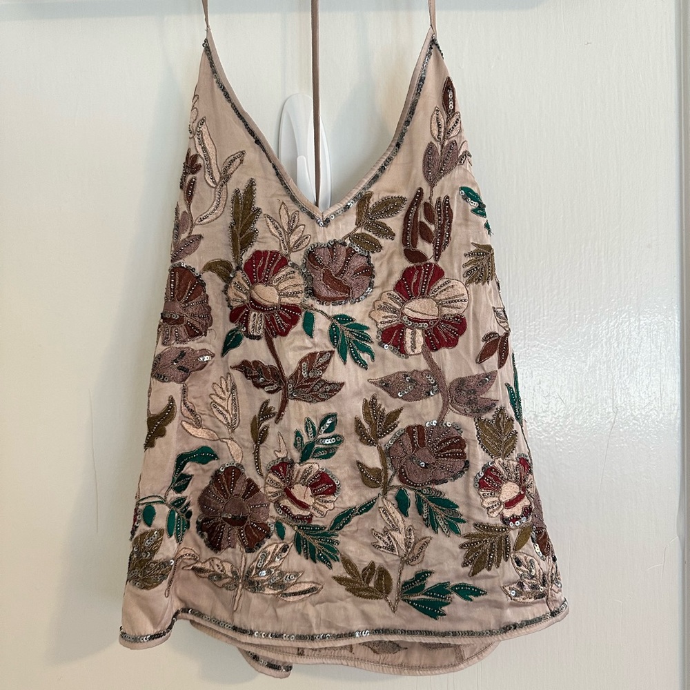 Zara beaded top